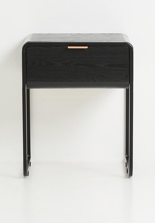 Sixth Floor - Chiara bedside table - black