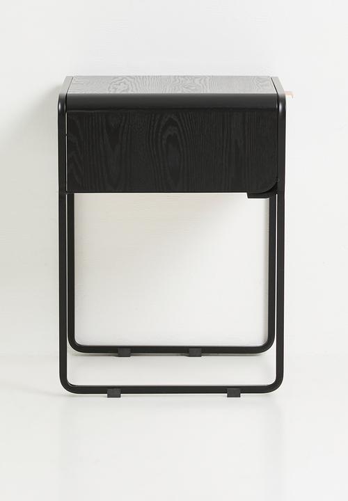 Sixth Floor - Chiara bedside table - black