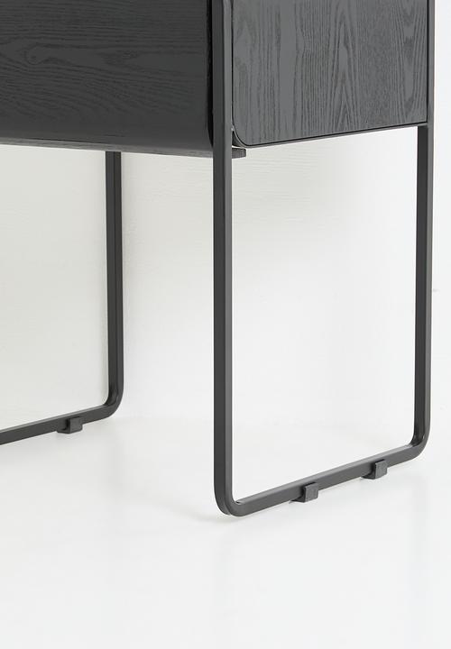 Sixth Floor - Chiara bedside table - black
