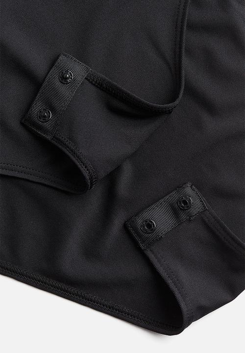 H&M - Boat-neck body - black