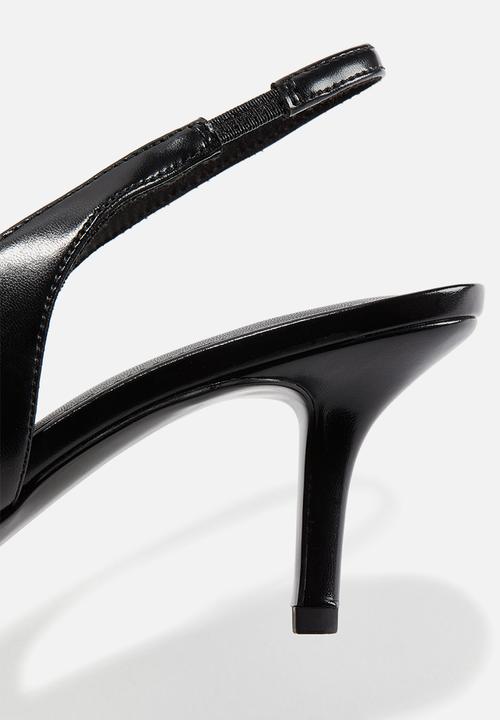 H&M - Pointed slingback court shoes - black