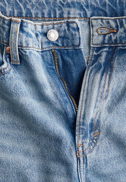 H&M - Barrel high jeans - light denim blue
