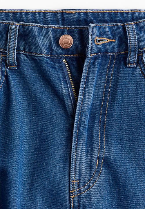 H&M - Wide ultra high jeans - denim blue