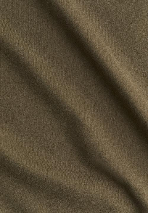 H&M - Fitted t-shirt - dark khaki green