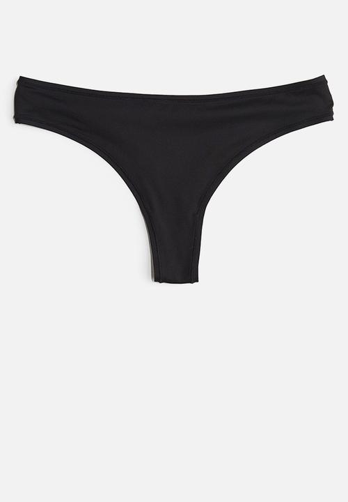 H&M - 3-Pack microfibre brazilian briefs - black