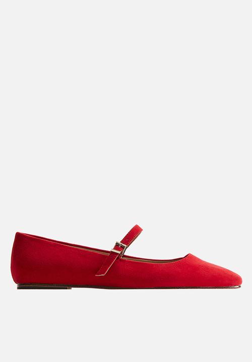 H&M - Mary jane ballet pumps - bright red
