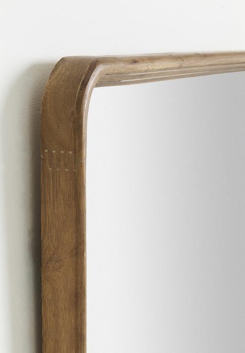 Sixth Floor - Wood Mirror Square - Walnut