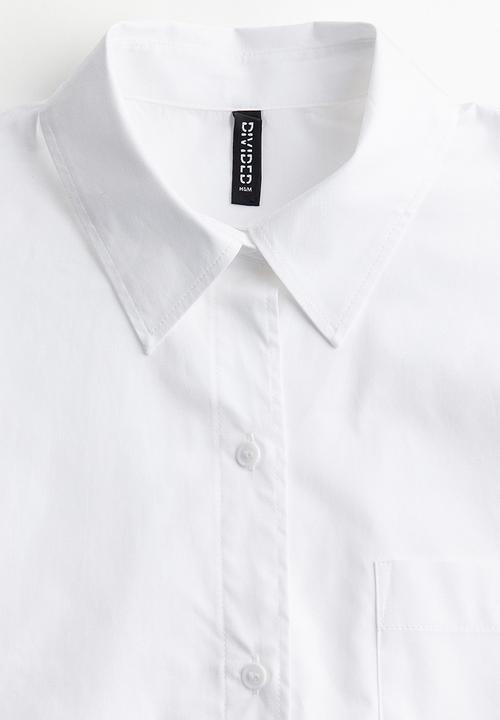 H&M - Oversized cotton shirt - white