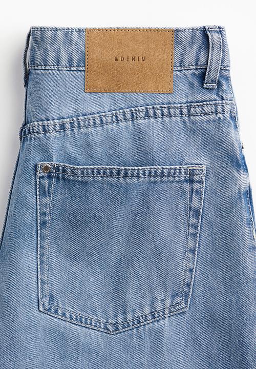 H&M - Baggy high jeans - light denim blue 