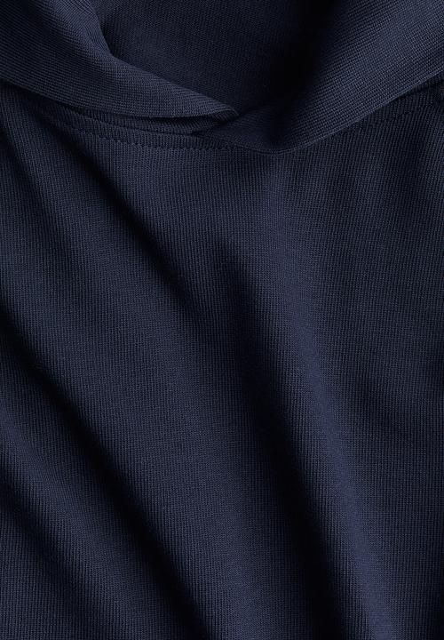 H&M - Short hoodie - navy blue