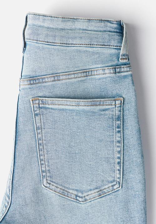 H&M - Skinny high jeans -  light denim blue