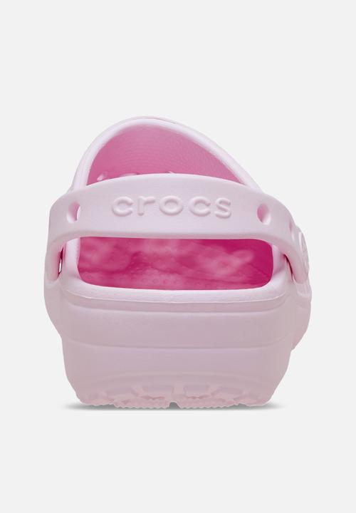 Crocs - Classic Floral Cut Out Clog - Pink Milk