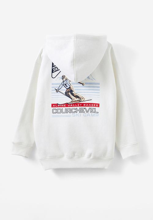Cotton On - Sammy oversize hoodie - vanilla/courchevel ski camp