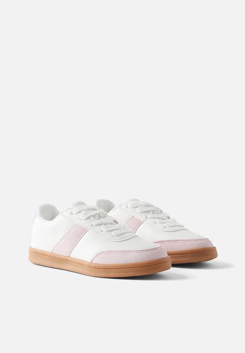 Cotton On - Lenny retro sneaker - blush pink/dawn blue