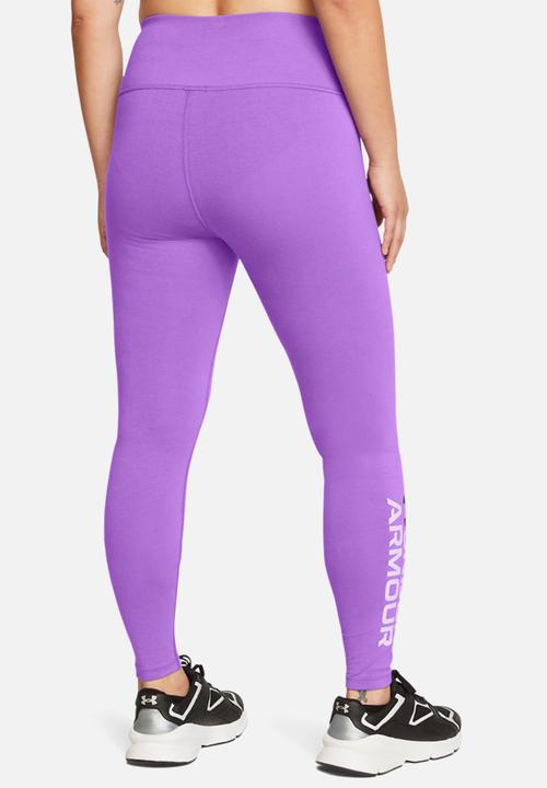 Under Armour - Campus Graphic Legging - Lavish / White