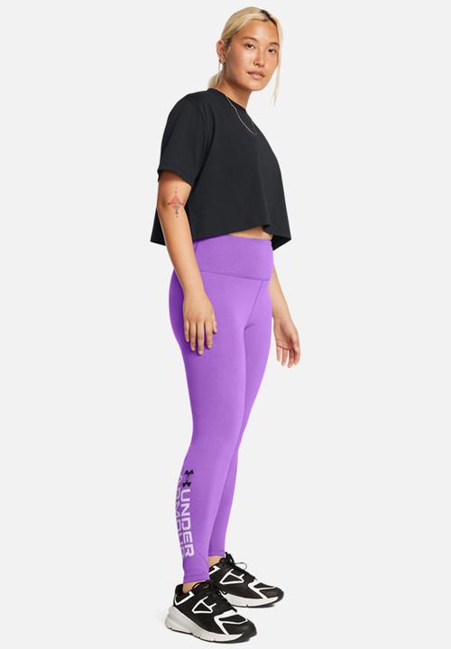 Under Armour - Campus Graphic Legging - Lavish / White