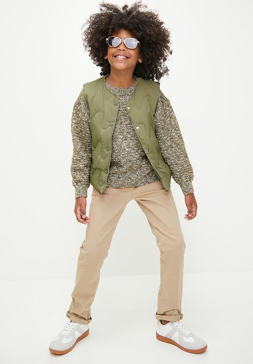 Pop Candy - Knitted jersey - green