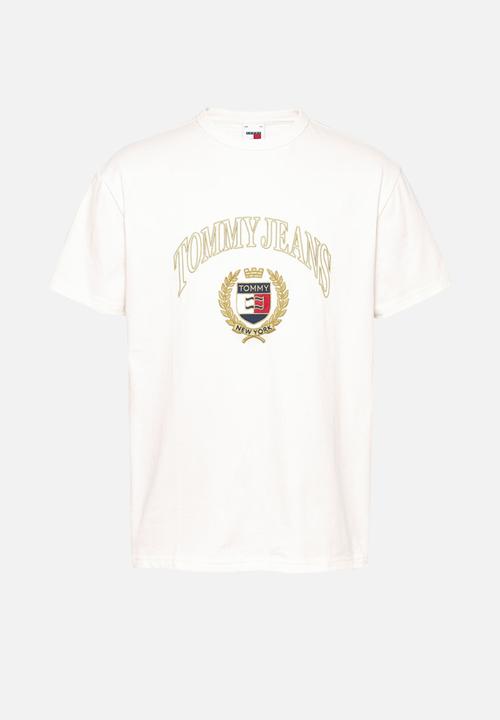 Tommy Hilfiger - Tjm Reg Tj Gold Crest Tee - Ancient White