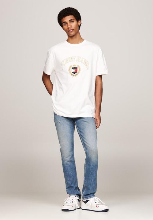 Tommy Hilfiger - Tjm Reg Tj Gold Crest Tee - Ancient White