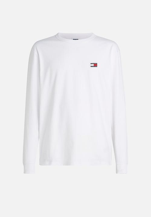 Tommy Hilfiger - Tjm Reg Badge Long Sleeve Tee - White
