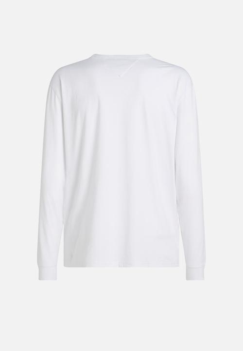 Tommy Hilfiger - Tjm Reg Badge Long Sleeve Tee - White