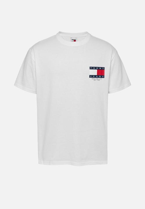 Tommy Hilfiger - Tjm Reg Rwb Sig Flag Tee Ext - White