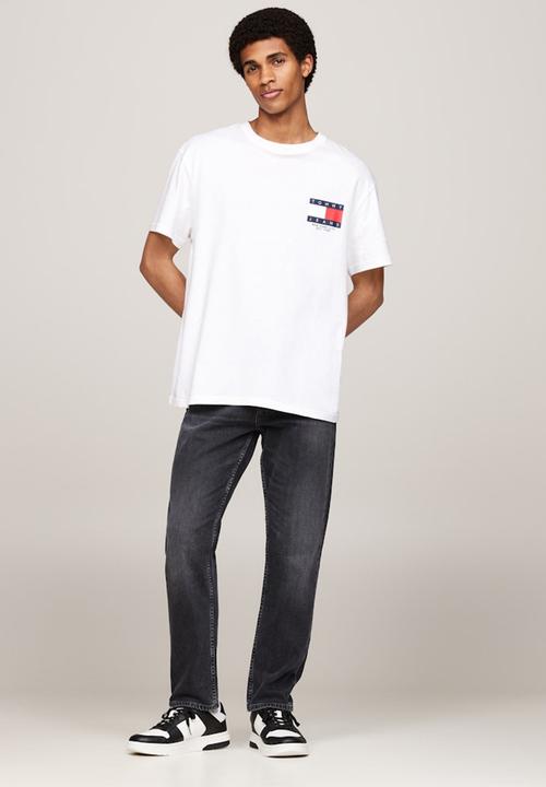 Tommy Hilfiger - Tjm Reg Rwb Sig Flag Tee Ext - White