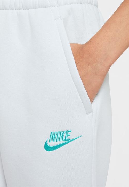 Nike - K Nsw Club Flc Jggr Lbr-Photon Dust/Dynamic Turq
