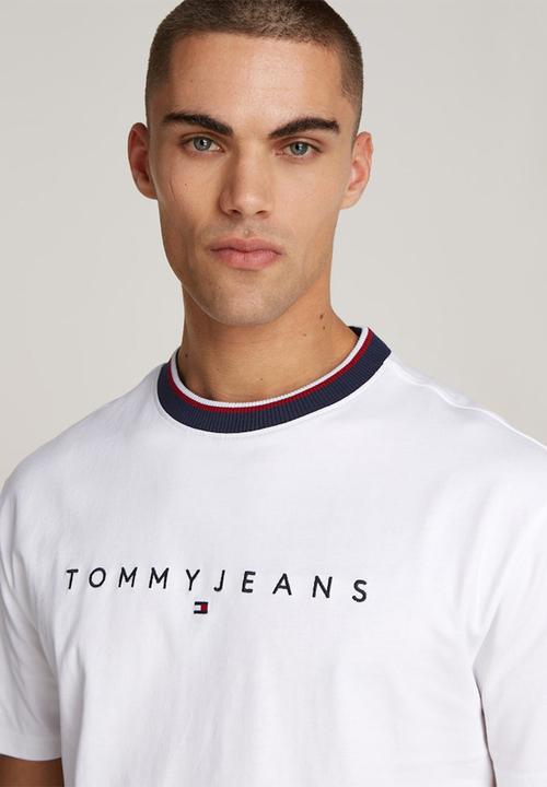Tommy Hilfiger - Tjm Reg Linear Ringer Tee - White