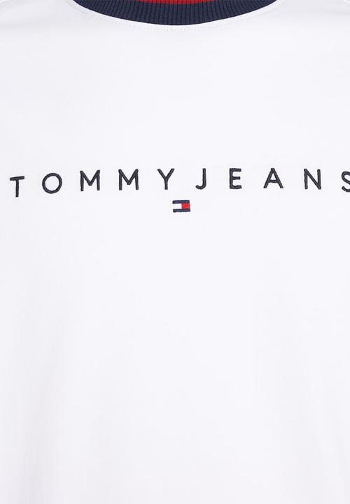 Tommy Hilfiger - Tjm Reg Linear Ringer Tee - White