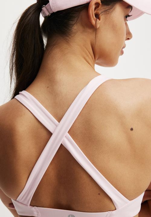 Cotton On - Ultra Soft Curved Hem Crop - Pink Icing