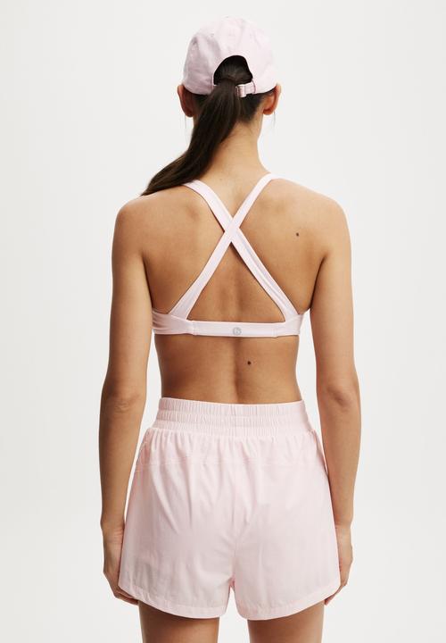 Cotton On - Ultra Soft Curved Hem Crop - Pink Icing