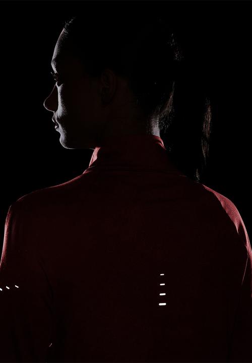 Nike - Nike Dri Fit Swift Top - Lt Crimson/Reflective Silv