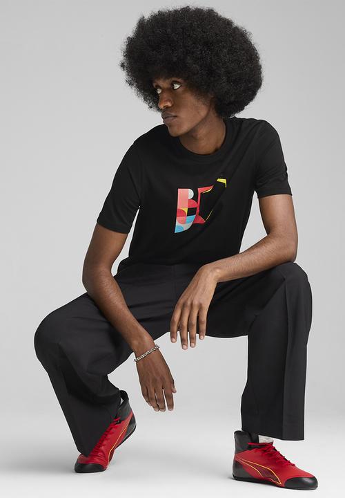 PUMA - Ferrari Race Big Shield Tee - PUMA Black
