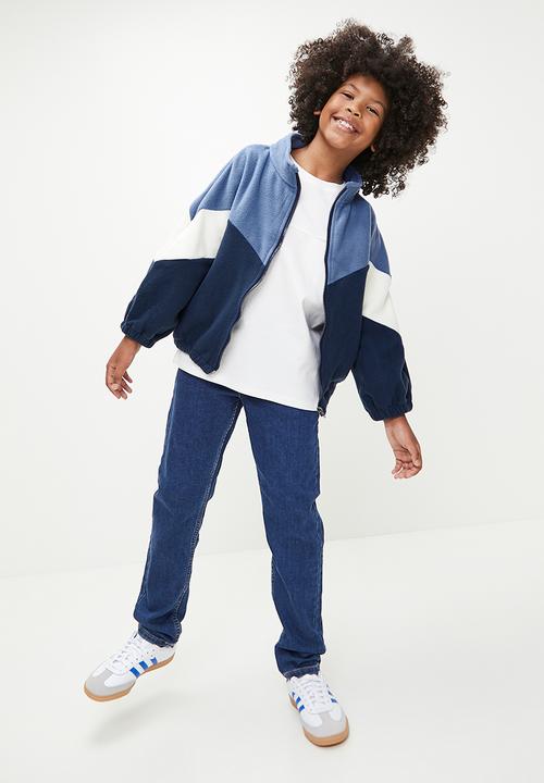 Pop Candy - Contrast teddy fleece jacket - multi