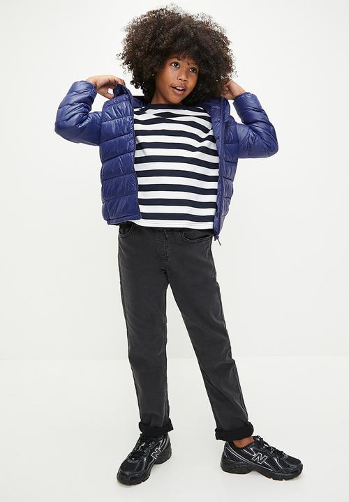 Pop Candy - Hooded puffer jacket - royal blue