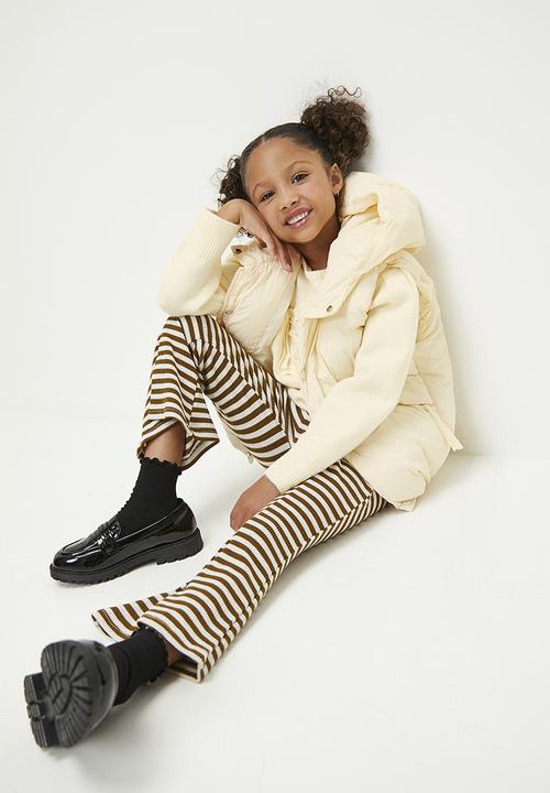 Pop Candy - Hooded gilet - white