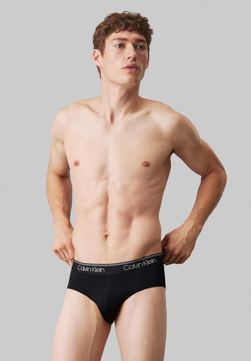 Calvin Klein - Hip Brief 3 Pack - Black