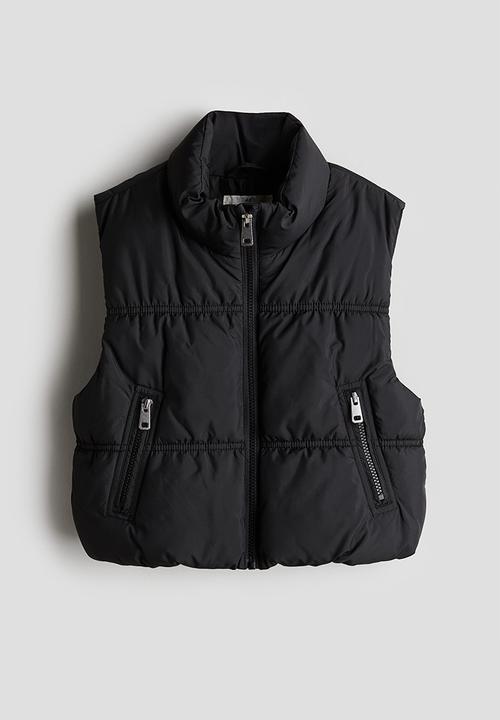 H&M - Puffer gilet - black