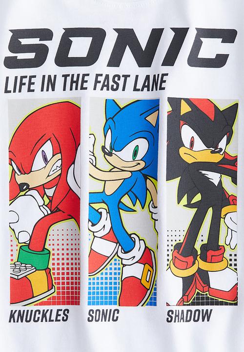 H&M - Long-sleeved t-shirt - white/sonic the hedgehog 