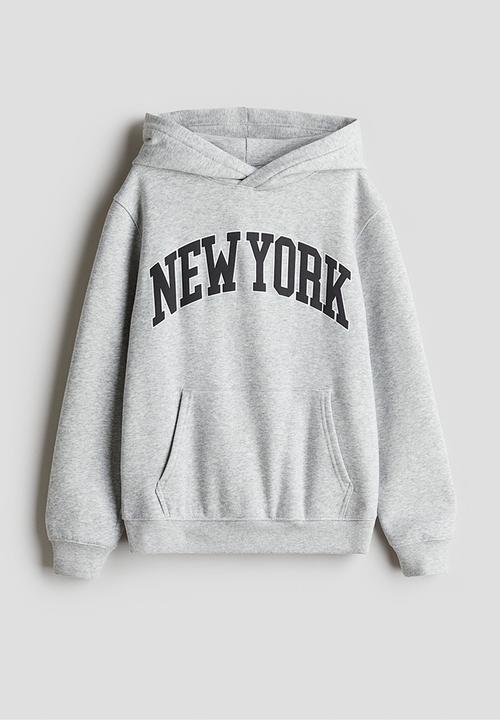 H&M - Hoodie - light grey/new york