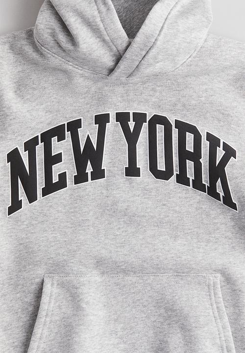 H&M - Hoodie - light grey/new york