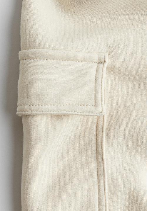 H&M - Cargo joggers - creme