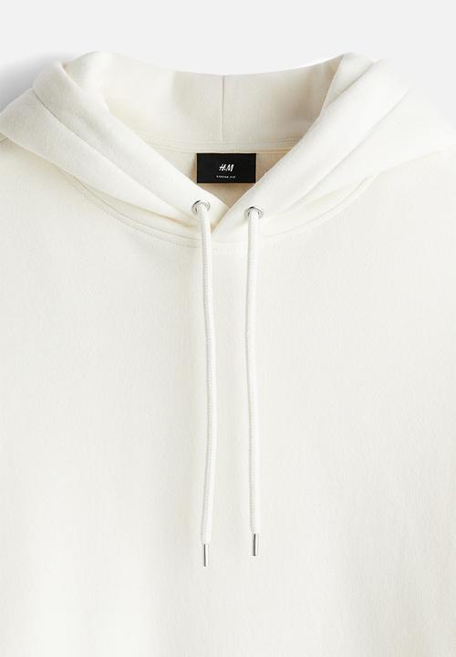H&M - Loose fit hoodie - white