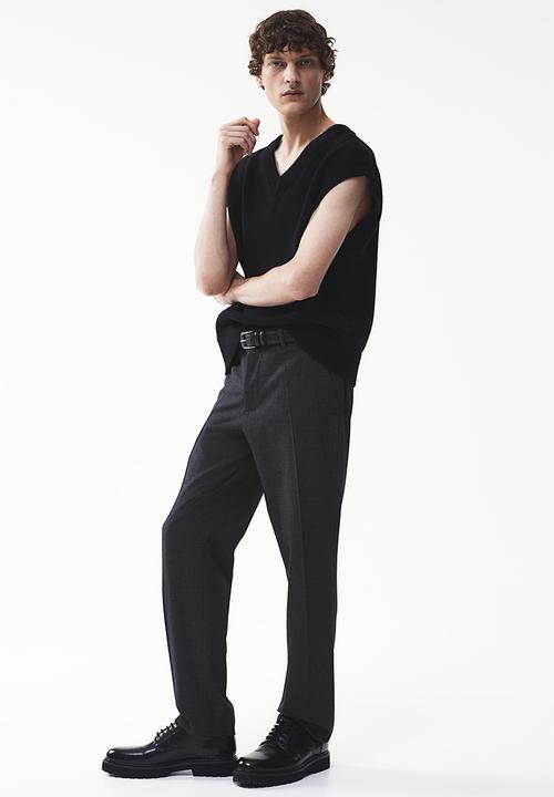 H&M - Regular fit suit trousers - dark grey