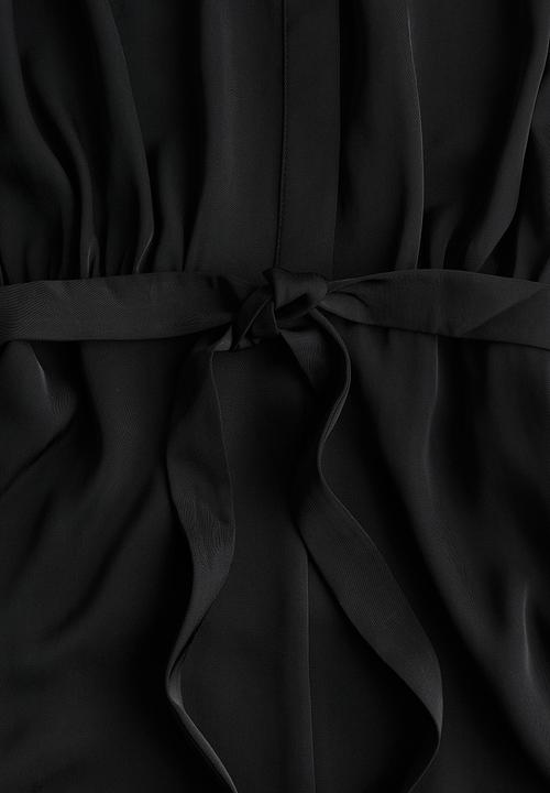 H&M - Tie-belt dress - black