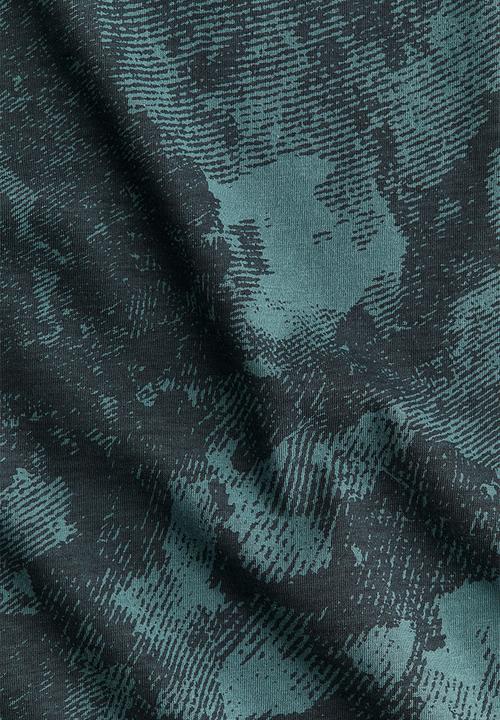 H&M - Loose fit sports top in drymove™ - teal/patterned 