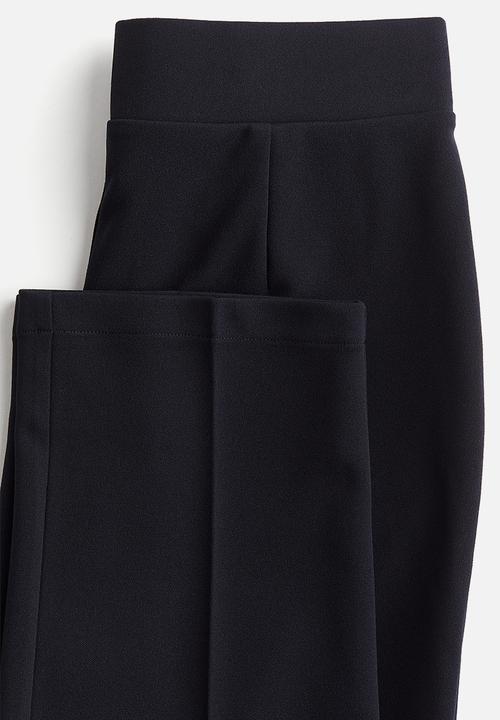 H&M - Tapered jersey trousers - navy blue