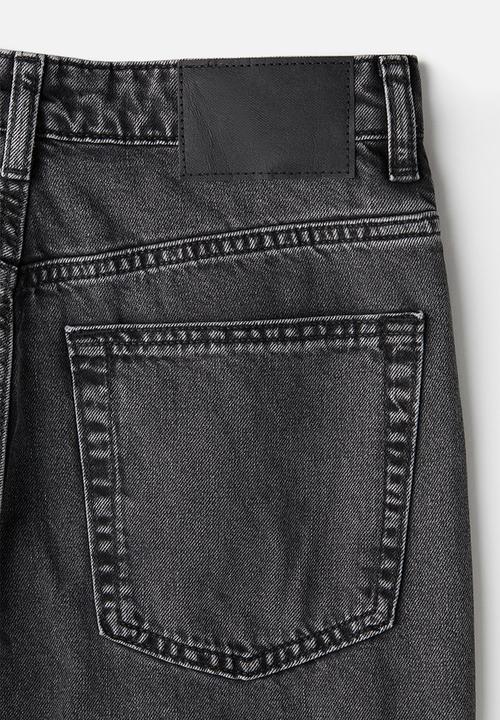 H&M - Wide high jeans - black