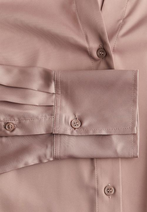 H&M - V-neck blouse - old rose
